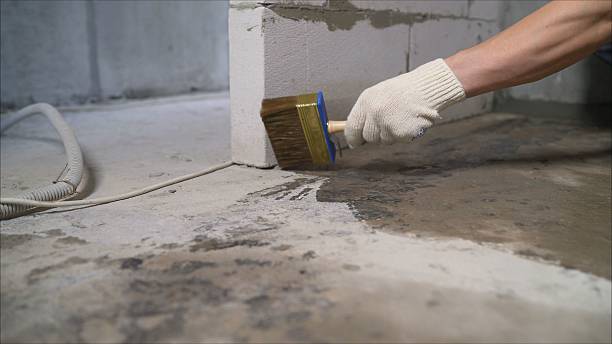 SJ Waterproofing Pros Crawl Space Encapsulation coverage map for Onward, IN and surrounding area